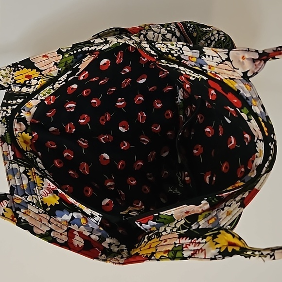 VERA BRADLEY Floral Poppy Field Quilted Emma Shoulder Bag - Picture 5 of 11